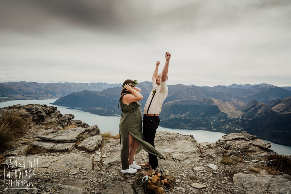 monutain wedding celebration new zealand
