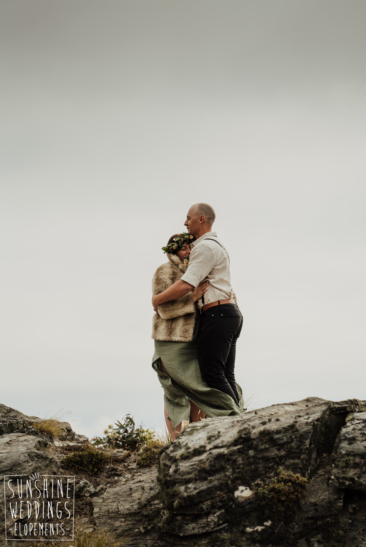 mountain heliwedding