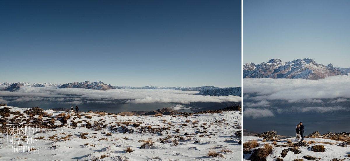 winter heliwedding Remarkables