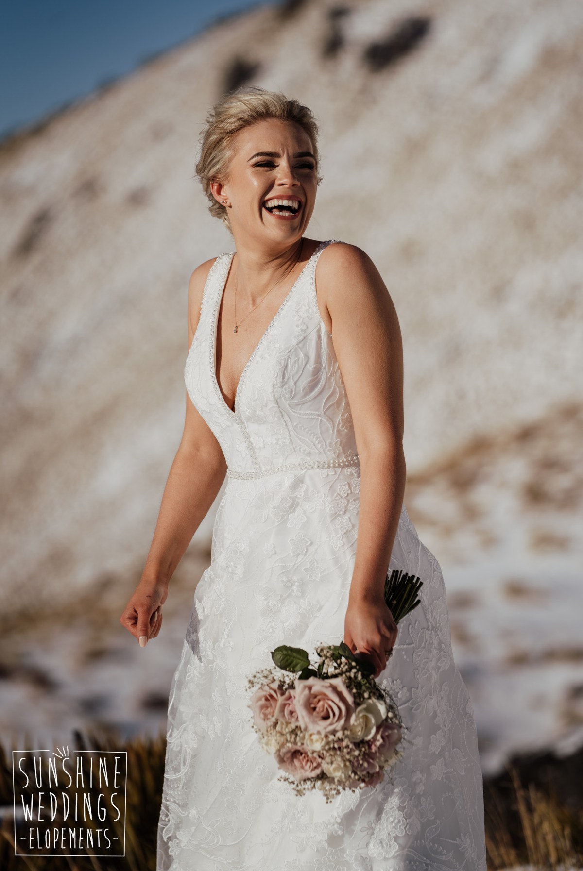 winter bride queenstown