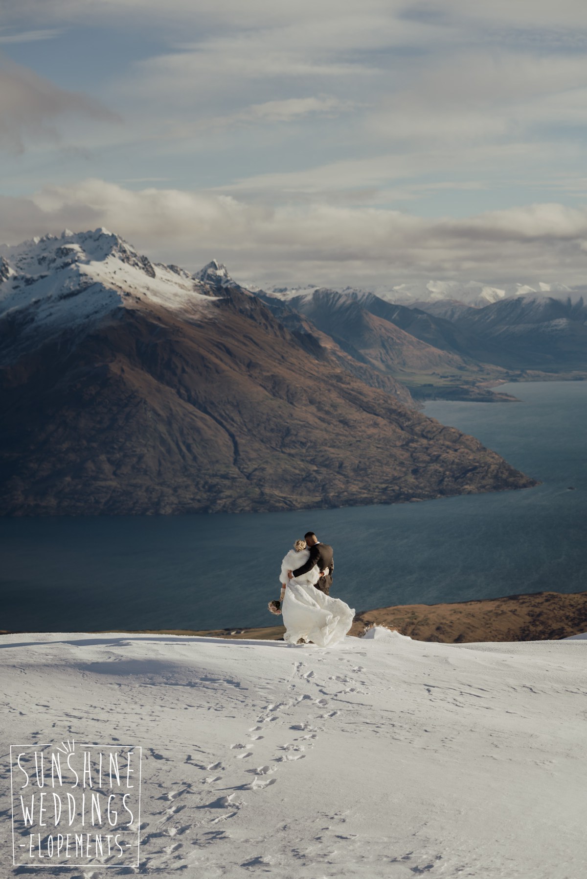 the remarkables winter wedding photoshoot
