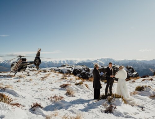Sam + Hemi  / The Ledge / Remarkables / Dual Landing Winter Elopement