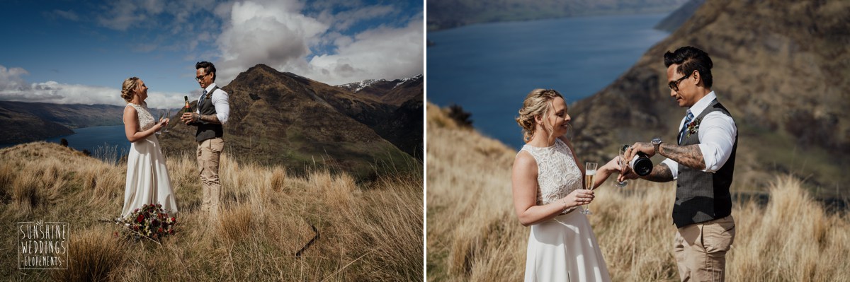 bayonet peak wedding queenstown