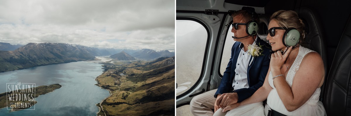 helicopter wedding queenstown