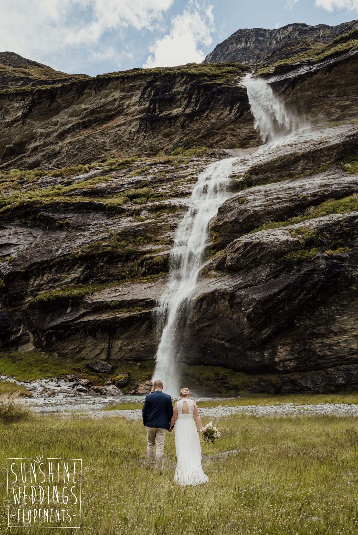 waterfall wedding ceremony nz