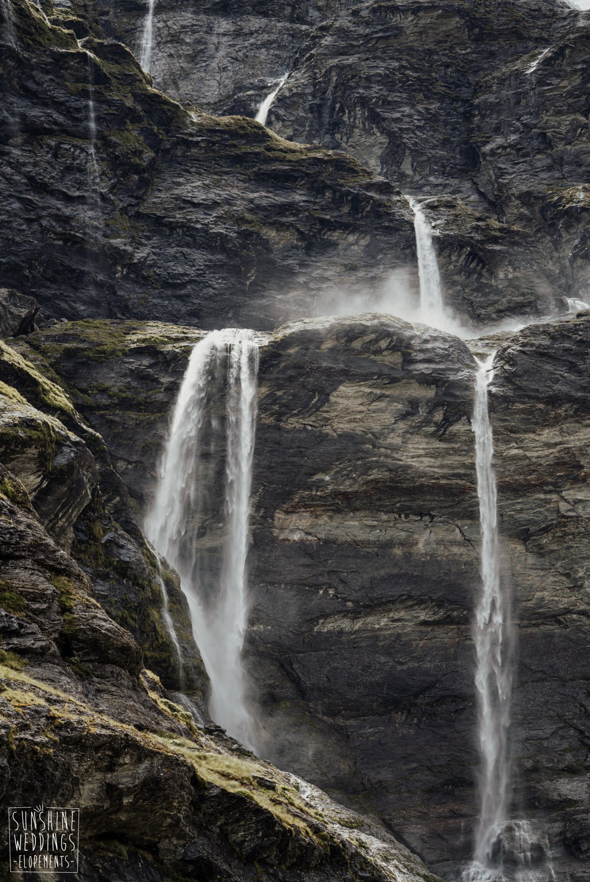 waterfall wedding location