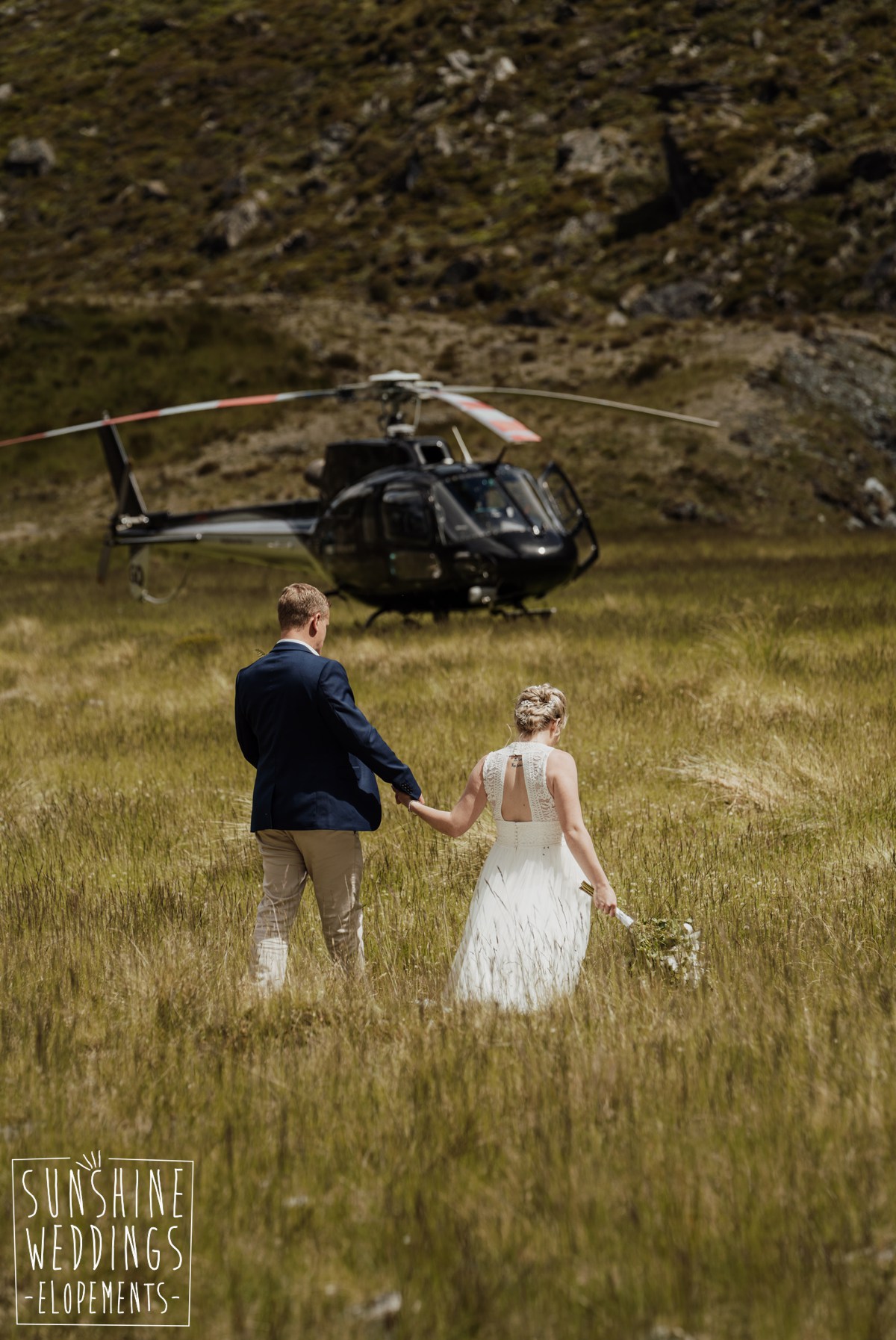 heliwedding queenstown