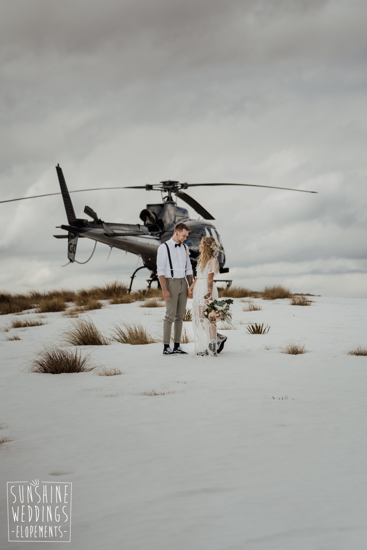 helicopter wedding nz