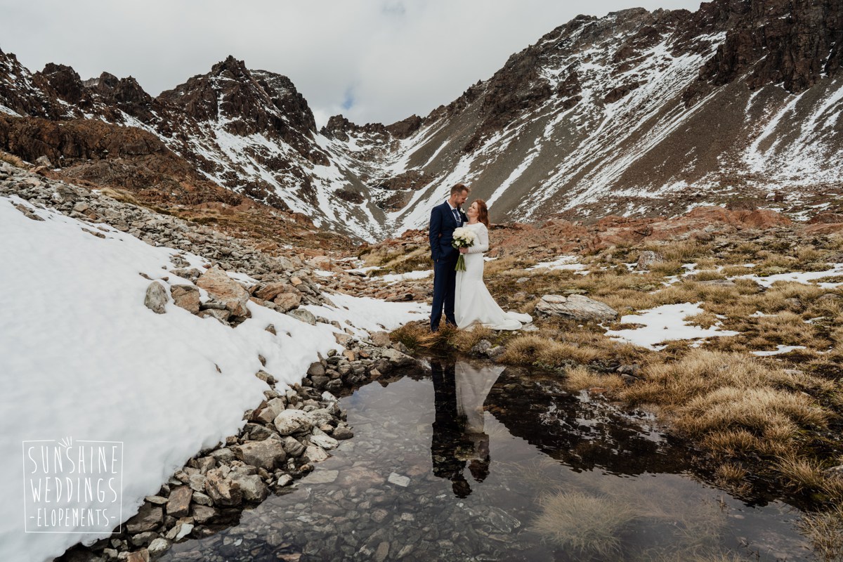 secret mountain landing wedding