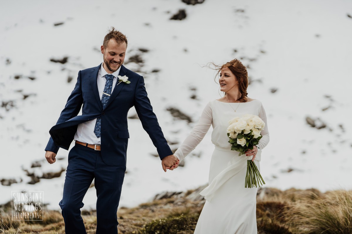 summer snow wedding nz