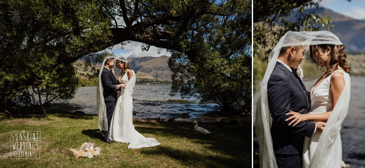 lake hayes elopement photographer
