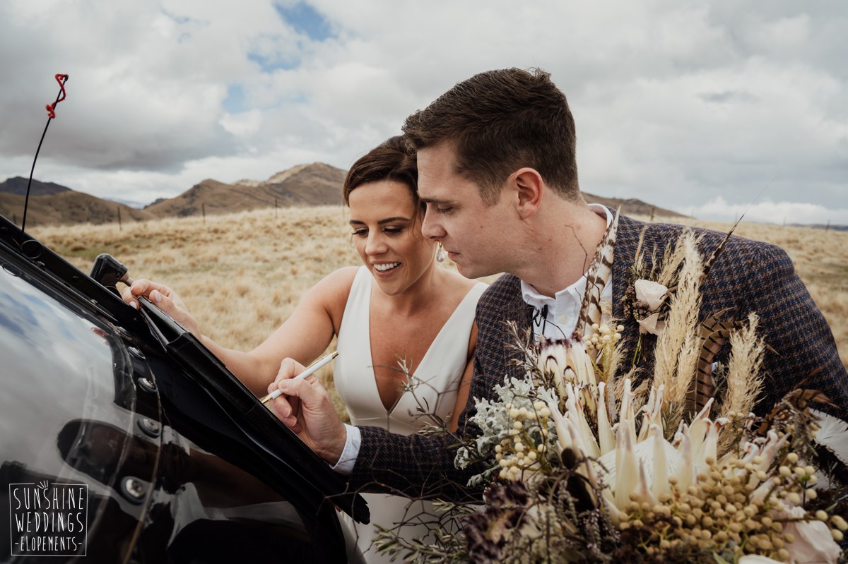 helicopter wedding ceremony