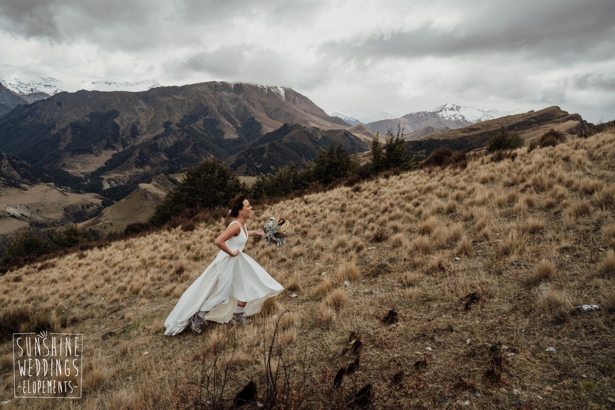 mountain wedding footwear
