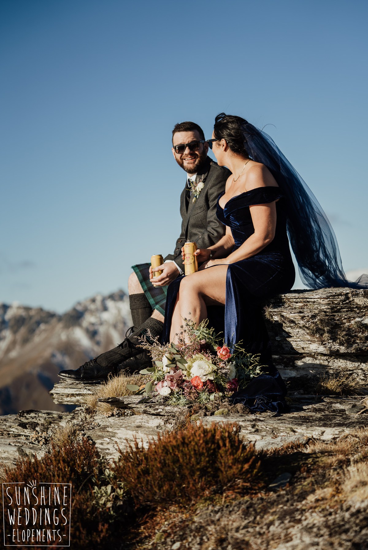 elopement mountain photography relaxed casual