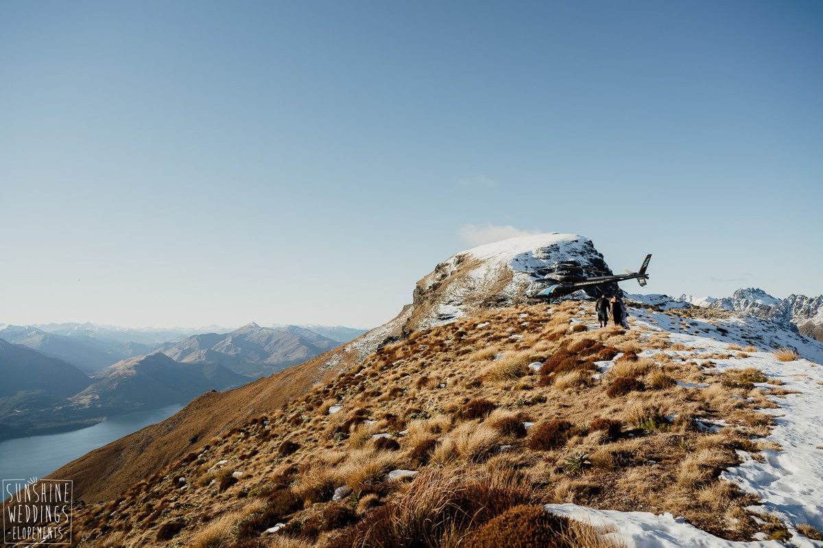 helicopter elopement queenstown