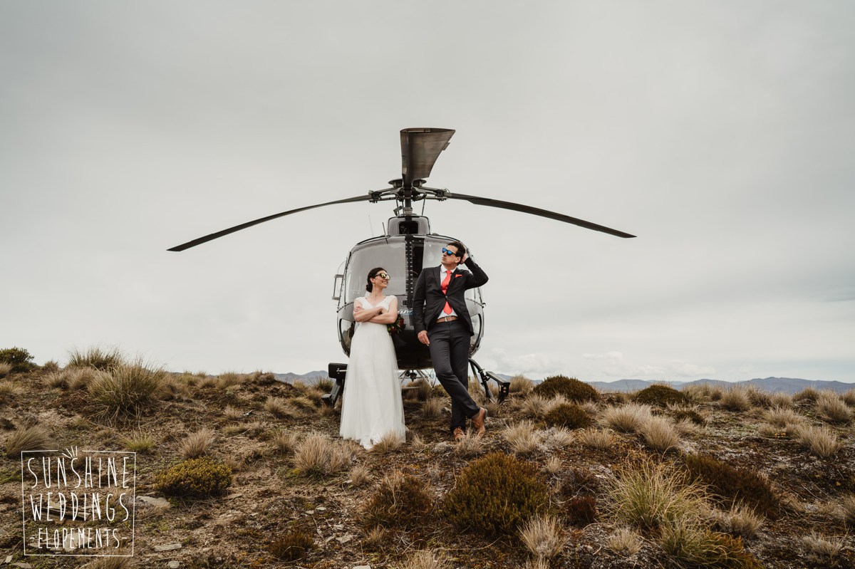 heliwedding nz queenstown