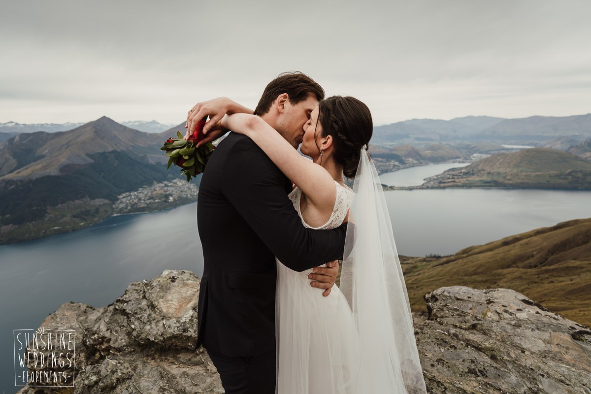 elopement on cecil peak queenstown