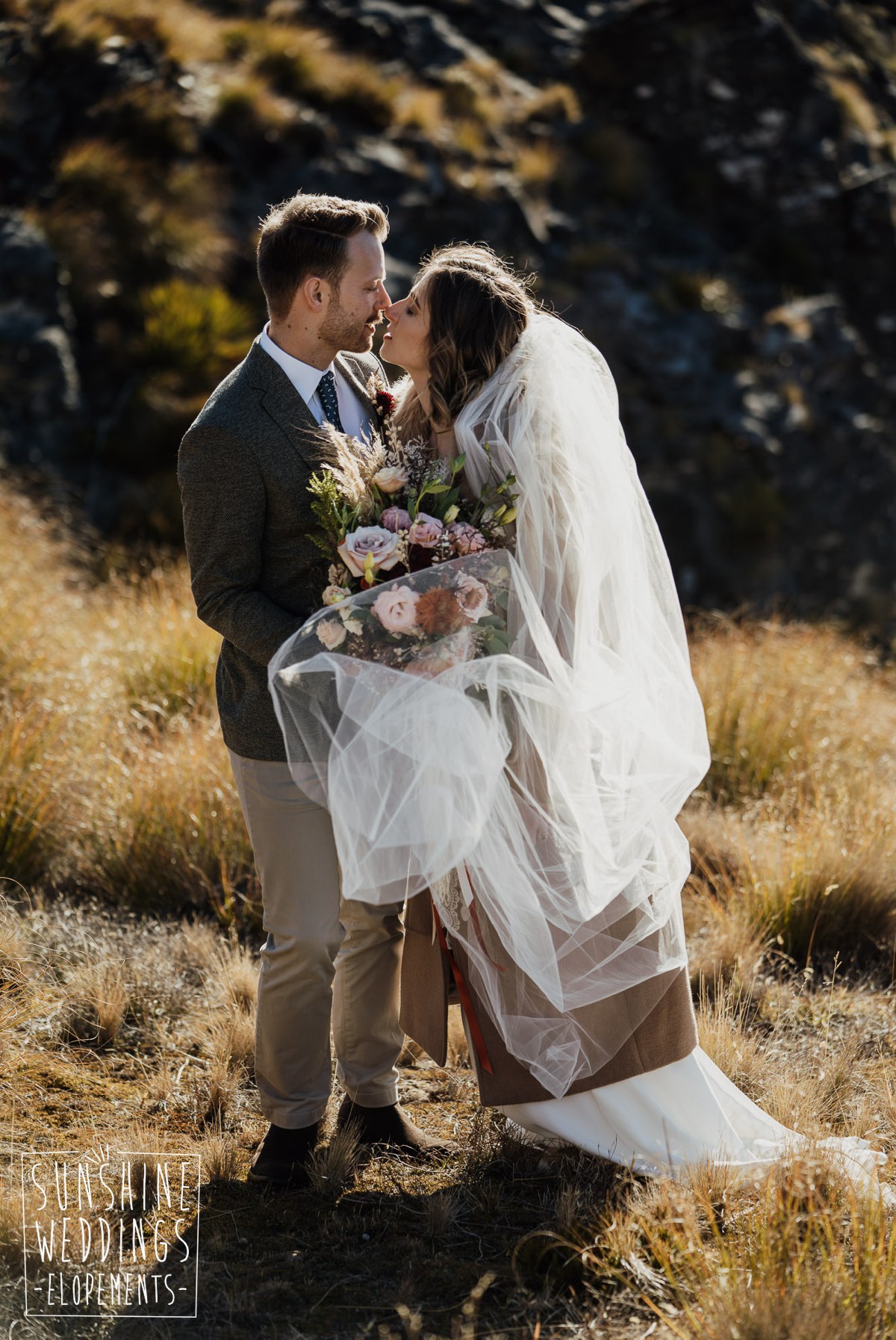 autumn mountain elopement nz