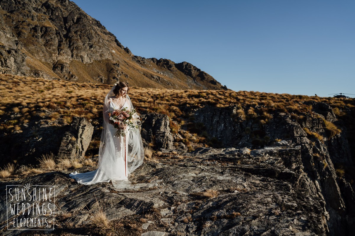 bride and wedding flowers queenstown nz