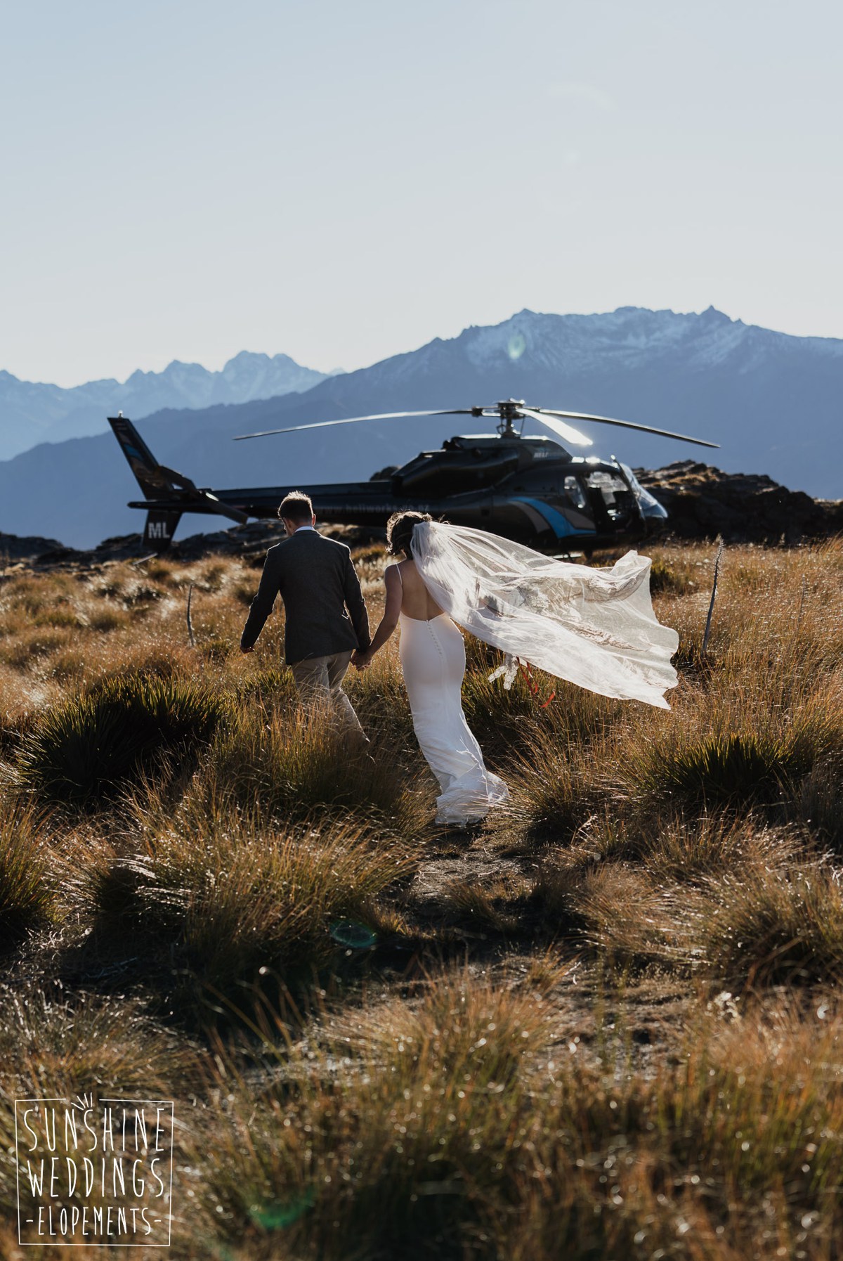 heliwedding queenstown