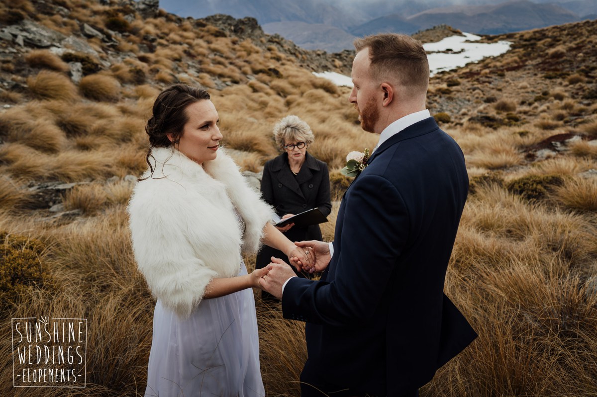 mountain wedding ceremony nz