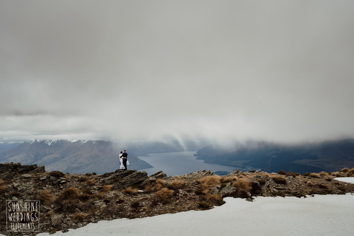 winter elopement photographer new zealand