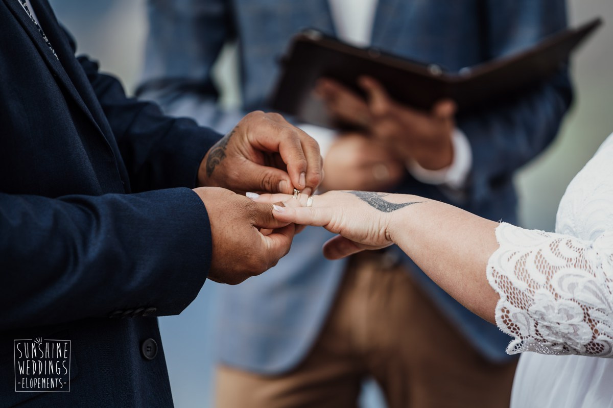 wedding ring elopement