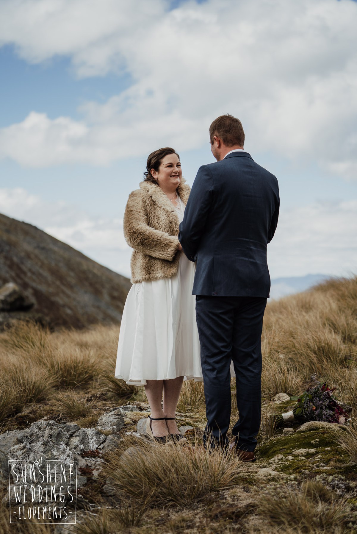 wedding ceremony queenstown mountain