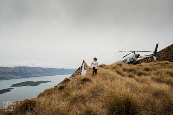 big geordie heliwedding